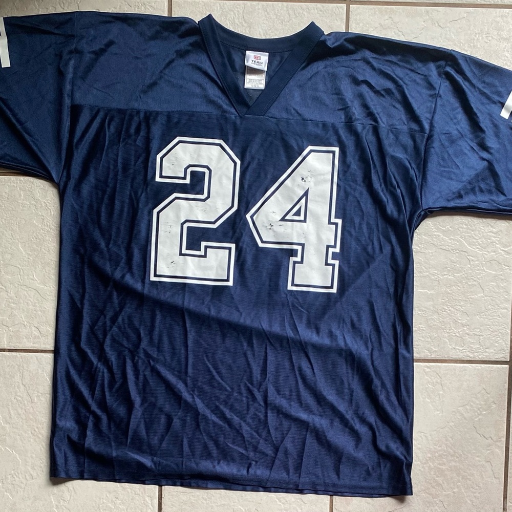 Dallas Cowboys Barber #24 NFL Jersey  Mens XL **See pics for wearing on decals**